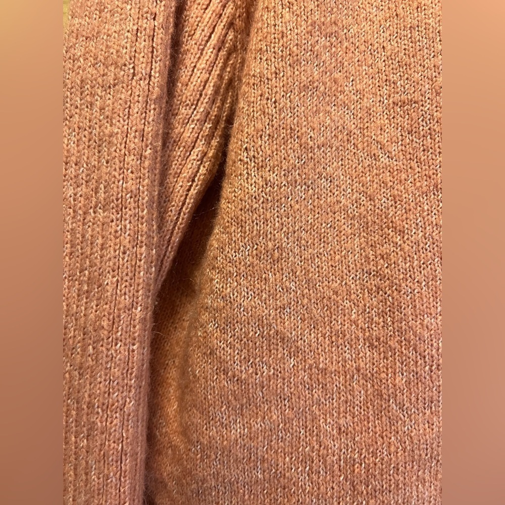 Christopher & Banks Turtle Neck Sweater with Front Pockets Pink Women’s Size XL - Picture 4 of 9